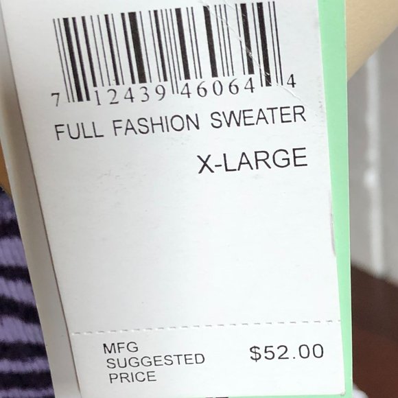 VERY PRETTY KATHY DANIELS SWEATER WITH FAUX FUR AROUND THE NECK LINE NWT SIZE XL - Picture 3 of 8